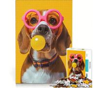 Puzzle da 1000 pezzi per ragazzi, Beagle Bubblegum, giochi rilassanti, corsa di velocità manuale, ideale per compleanni e Natale 38x52cm