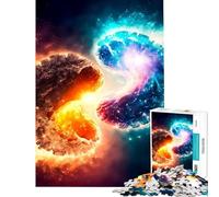 Puzzle da 1000 pezzi per ragazzi Big Bang sfida impegnativa da completare gioco di velocità manuale rilassante per ragazzi dai 14 anni in su (50x75cm)