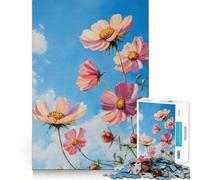 Puzzle da 1000 pezzi per ragazzi "Bloom in Cosmos" con bordi precisi,gioco di logica,divertimento rilassante,regalo di Natale 38x52cm