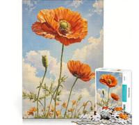 Puzzle da 1000 pezzi per ragazzi Bloom in Poppy, gioco educativo, regalo di compleanno, compleanno e Natale 50x75cm