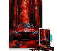 Puzzle da 1000 pezzi per ragazzi BMW M Foresta di sequoie Ritagli precisi,gioco stimolante per la mente,gioco rilassante,arte per il tempo libero natalizia 50x75cm