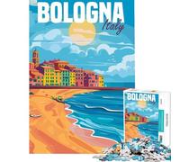 Puzzle da 1000 pezzi per ragazzi Bologna Italia Giocattolo educativo per l'apprendimento Giochi rilassanti Attività per la famiglia Regalo per donne e uomini (Dimensioni 38x26cm)