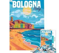 Puzzle da 1000 pezzi per ragazzi Bologna Italia Giocattolo educativo per l'apprendimento Giochi rilassanti Attività per la famiglia Regalo per donne e uomini (Dimensioni 38x52cm)
