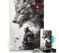 Puzzle da 1000 pezzi per ragazzi Brothers of the Wild,design finemente tagliato,gioco di concentrazione,regalo,momento di pace,gioco,regalo di Natale,tempo libero (50x75cm)