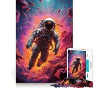 Puzzle da 1000 pezzi per ragazzi,buco nero di tanti colori,disegno ritagliato con precisione,gioco stimolante per la mente,gioco rilassante,attività artistica per il tempo libero natalizio 38x26cm