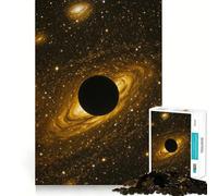 Puzzle da 1000 pezzi per ragazzi Buco nero nella galassia,disegno ritagliato con precisione,gioco stimolante per la mente,ideale per rilassarsi,perfetto per il tempo libero a Natale 38x26cm