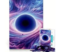 Puzzle da 1000 pezzi per ragazzi,buco nero nello spazio,disegno con tagli precisi,gioco per allenare la mente,momento di relax,divertimento per il compleanno 38x52cm