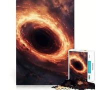 Puzzle da 1000 pezzi per ragazzi Buco nero nello spazio,incastri perfetti,divertente,gioco di logica,regalo rilassante,arte per il tempo libero natalizio 38x26cm