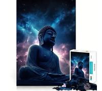 Puzzle da 1000 pezzi per ragazzi Buddha,Spazio,Sistema Solare,Taglio netto,Gioco cognitivo divertente,Gioco per il tempo libero,Decorazione natalizia per la casa (38x26cm)