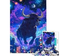 Puzzle da 1000 pezzi per ragazzi Buffalo Van Gogh's Starry gioco rompicapo taglio di precisione ideale per compleanno e Natale (dimensioni 38x26cm)