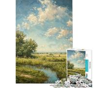 Puzzle da 1000 pezzi per ragazzi campi estivi ideale per compleanni e Natale Gioco difficile per famiglie adatto a ragazzi dai 14 anni in su (38x26cm)