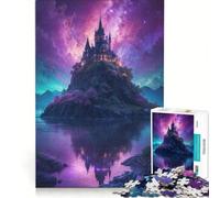 Puzzle da 1000 pezzi per ragazzi, Castello fantastico dei sogni, Gioco rilassante, Stimolante da completare, Regalo di Natale e compleanno 38x52cm