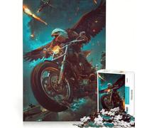 Puzzle da 1000 pezzi per ragazzi, Cavaliere dell'Aquila, gioco educativo, decorazione da parete, per rafforzare l'amore tra le coppie 50x75cm