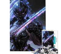 Puzzle da 1000 pezzi per ragazzi Cavaliere Oscuro Guerriero Gioco Rilassante Decorazione da Parete Offerta Regalo per Tutta la Famiglia (Dimensioni 38x52cm)