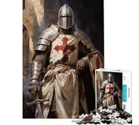 Puzzle da 1000 pezzi per ragazzi Cavaliere Templare ideale per compleanni e Natale Un gioco divertente e umoristico adatto a ragazzi dai 14 anni in su 38x52cm