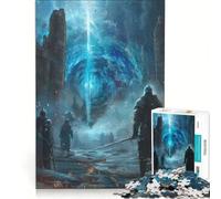 Puzzle da 1000 pezzi per ragazzi Cavalieri Templari giocattolo educativo decorazione per la casa compleanni e occasioni speciali 38x26cm