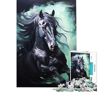 Puzzle da 1000 pezzi per ragazzi cavallo animali giochi per famiglie giocattoli educativi regali per il Secret Santa adatto alle coppie (dimensioni 38x52cm)