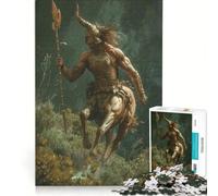 Puzzle da 1000 pezzi per ragazzi, centauro, giocattolo decorativo da parete, decorazione per la casa, ideale per compleanni e Natale 38x52cm