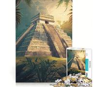 Puzzle da 1000 pezzi per ragazzi, Chichen Itza, giocattolo decorativo da parete, regalo di compleanno, adatto per la decorazione della scrivania 38x26cm