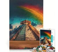 Puzzle da 1000 pezzi per ragazzi Chichen Itza, giochi divertenti, attività divertenti da fare a casa, gioco dal design accattivante 38x52cm