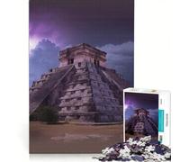 Puzzle da 1000 pezzi per ragazzi, Chichen Itza, gioco per famiglie, attività divertenti da fare a casa, per rafforzare l'amore tra le coppie 50x75cm