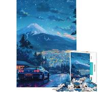 Puzzle da 1000 pezzi per ragazzi: cielo stellato auto sportiva stimola la mente gioco impegnativo ma rilassante adatto a partire dai 14 anni (50x75cm)