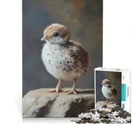 Puzzle da 1000 pezzi per ragazzi con adorabile ritratto di pulcino, gioco divertente, stimolante da completare, ideale come regalo per tutta la famiglia 50x75cm