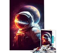 Puzzle da 1000 pezzi per ragazzi con astronauta e soggetto spaziale gioco educativo e stimolante per tutta la famiglia divertente e spiritoso ideale come regalo di compleanno (dimensioni 50x75cm)