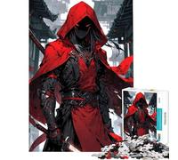 Puzzle da 1000 pezzi per ragazzi con Cappuccetto Rosso e Samurai Attività divertenti da fare in casa Decorazione perfetta Giochi rilassanti per ragazzi dai 14 anni in su 38x52cm