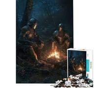 Puzzle da 1000 pezzi per ragazzi con cavalieri da giocare al lume di candela Giochi divertenti e stimolanti per coltivare la pazienza donne e uomini divertente e spiritoso (50x75cm)