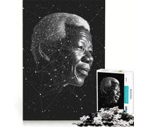 Puzzle da 1000 pezzi per ragazzi con costellazione di Nelson Mandela gioco educativo per divertimento in famiglia regalo per amici e parenti 38x26cm
