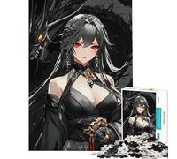 Puzzle da 1000 pezzi per ragazzi con donna anime e drago ideale per compleanni e Natale Migliora la memoria e riduce lo stress Adatto a partire dai 14 anni (38x52cm)