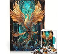 Puzzle da 1000 pezzi per ragazzi con fenice giocattolo fai da te decorazione per la casa ideale come regalo per tutta la famiglia 38x52cm
