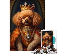 Puzzle da 1000 pezzi per ragazzi con il barboncino come protagonista sfida di intelligenza e creatività gioco rilassante per tutta la famiglia regalo artistico (dimensioni 38x52cm)