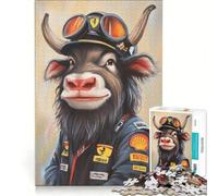 Puzzle da 1000 pezzi per ragazzi con il bue muschiato come membro gioco impossibile difficile e stimolante compleanno e Natale 38x52cm