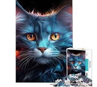 Puzzle da 1000 pezzi per ragazzi con il Gatto Cosmico ideale per compleanni e Natale per il divertimento in famiglia Giocattolo educativo adatto a persone dai 14 anni in su (38x52cm)