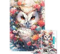 Puzzle da 1000 pezzi per ragazzi con il gufo saggio ideale per compleanni e Natale Migliora la memoria e riduce lo stress Adatto a partire dai 14 anni (38x52cm)
