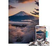 Puzzle da 1000 pezzi per ragazzi con il Monte Fuji in Giappone ideale per compleanni e Natale Migliora la memoria e riduce lo stress Adatto a partire dai 14 anni (50x75cm)