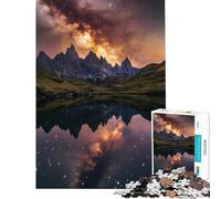 Puzzle da 1000 pezzi per ragazzi con il riflesso della Via Lattea un gioco stimolante e rilassante per ragazzi dai 14 anni in su (38x26cm)