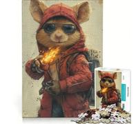 Puzzle da 1000 pezzi per ragazzi con il signor topo gioco rilassante antistress intellettuale compleanno e altre occasioni 38x26cm