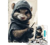 Puzzle da 1000 pezzi per ragazzi con il signor Topo sfida educativa di analisi e logica giocattolo decorativo da parete per ragazzi dai 14 anni in su (38x52cm)