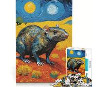 Puzzle da 1000 pezzi per ragazzi con il simpatico toporagno, gioco impossibile, interazione genitore-figlio, regalo di Natale e compleanno 50x75cm