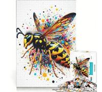 Puzzle da 1000 pezzi per ragazzi con il tema della vespa graffiti, giocattolo fai-da-te, migliora la memoria, con pezzi di forma casuale completamente ad incastro 38x26cm