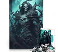 Puzzle da 1000 pezzi per ragazzi con il Tristo Mietitore e il Cimitero, gioco interattivo, migliora la memoria, compleanno e Natale 38x52cm