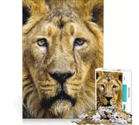 Puzzle da 1000 pezzi per ragazzi con il volto di un leone, giocattolo educativo, sfida impegnativa, ideale come regalo 50x75cm