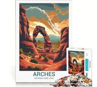 Puzzle da 1000 pezzi per ragazzi con illustrazione del Parco Nazionale degli Arches, Utah Gioco pratico, divertente e spiritoso, ideale come regalo per amici e familiari 50x75cm