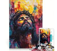 Puzzle da 1000 pezzi per ragazzi con immagine di Gesù Cristo gioco educativo per divertimento in famiglia regalo di compleanno regalo di viaggio 50x75cm