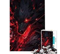 Puzzle da 1000 pezzi per ragazzi con la creatura del lupo infuocato Giocattolo avvincente per coltivare la pazienza rilassante per allenare la velocità manuale e come realizzare un ottimo regalo