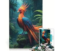 Puzzle da 1000 pezzi per ragazzi, con la fantastica fenice, ideale per rilassarsi, alleviare lo stress e creare la propria lista dei desideri con Babbo Natale 38x26cm