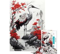 Puzzle da 1000 pezzi per ragazzi con la gru Shum Hu gioco educativo e stimolante ideale per rilassarsi e alleviare lo stress (dimensioni 50x75cm)